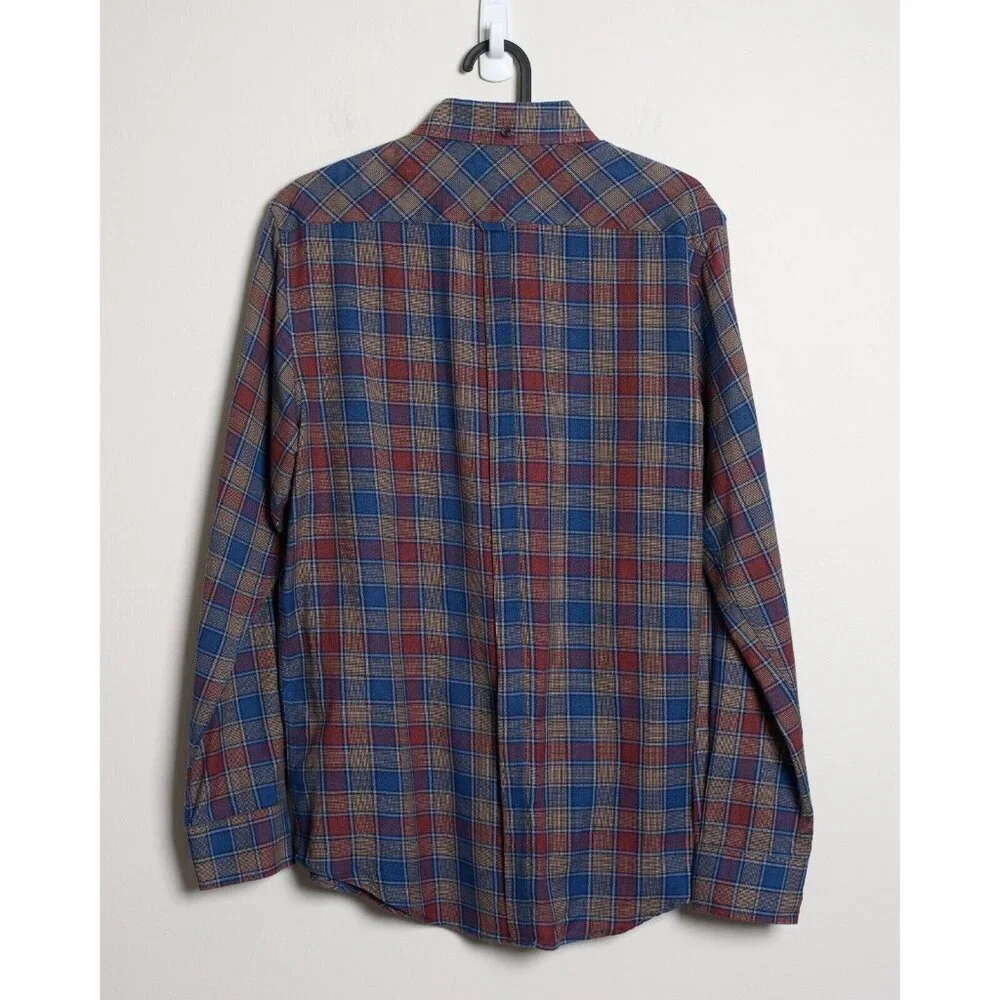 Ben Sherman The Original Mens Small Plaid Button Down Shirt 100% Cotton - Picture 5 of 7